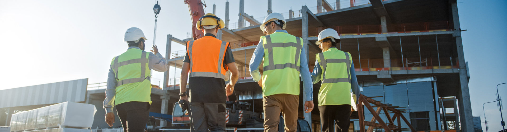 engineers at the site